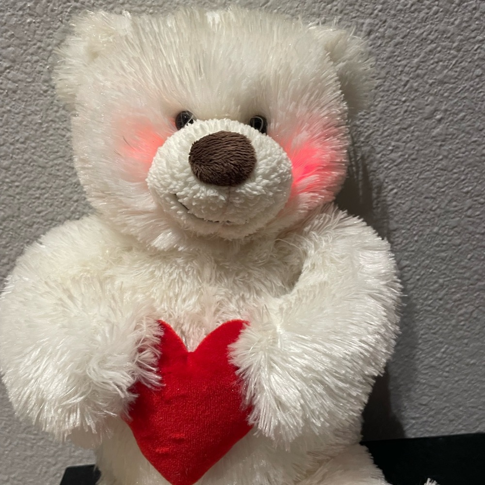 Louie the Talking White Bear Plush Stuffed Animal